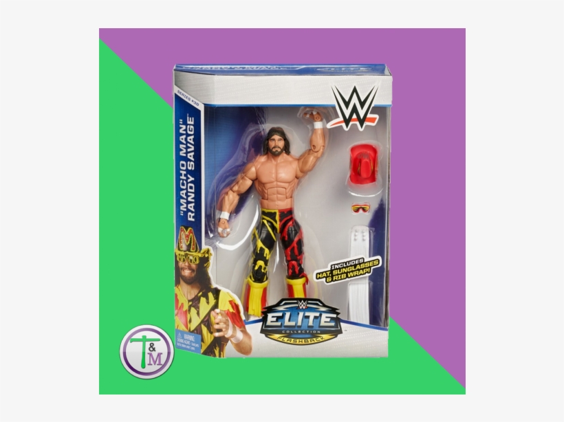 Wwe Elite 'macho Man' Randy Savage Figure, transparent png download