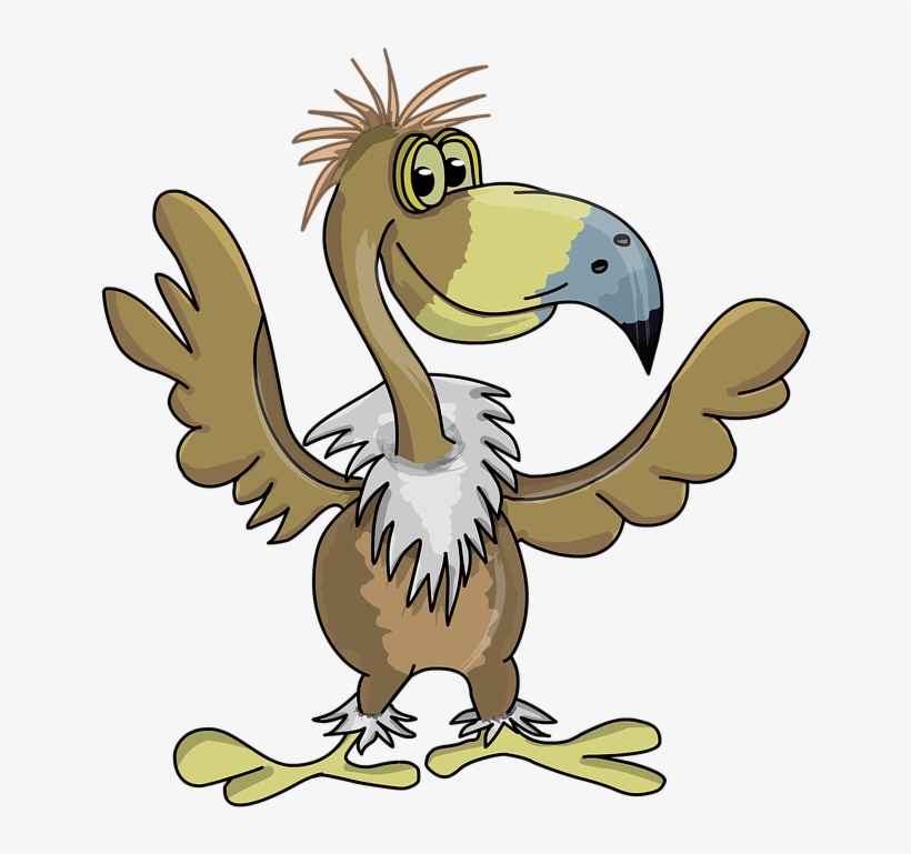Griffon Vulture Png Cartoon, transparent png download