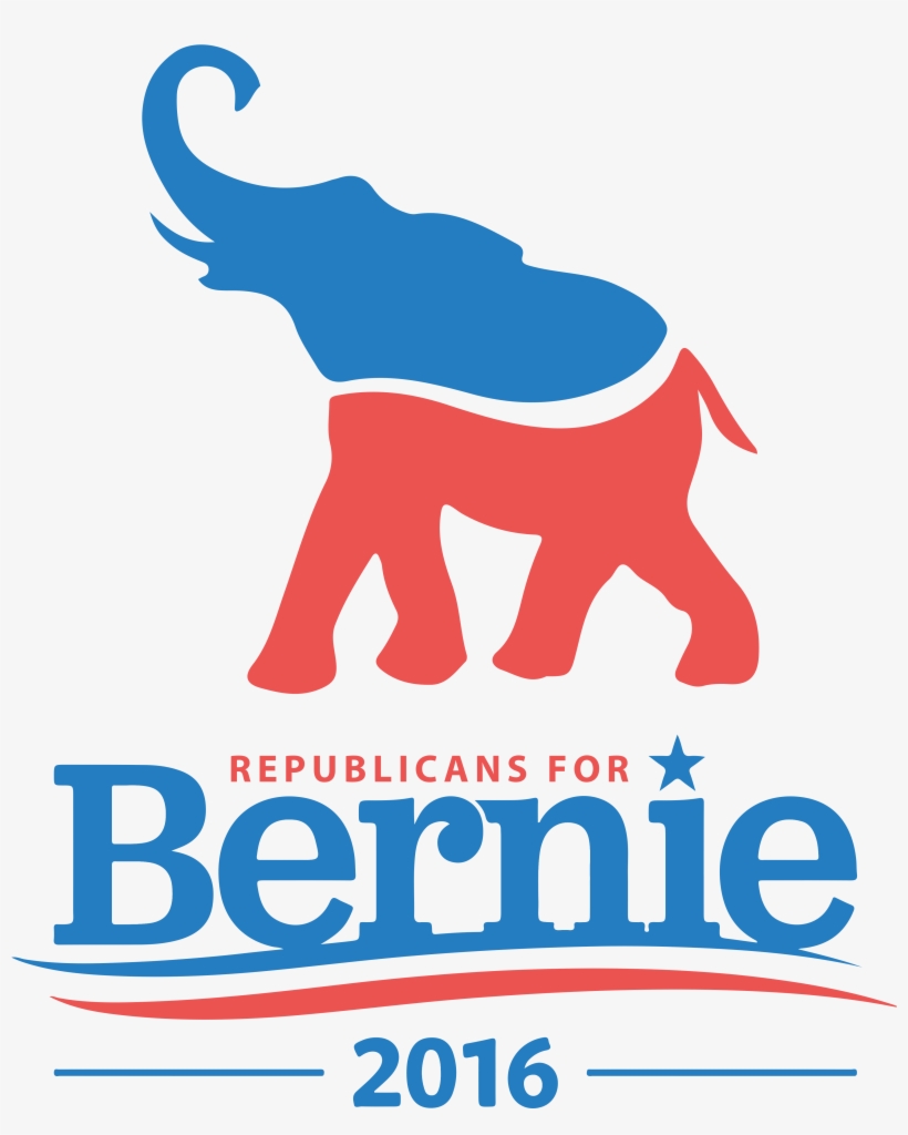 Republican For Sanders Logo - Bernie For President Logo, transparent png download
