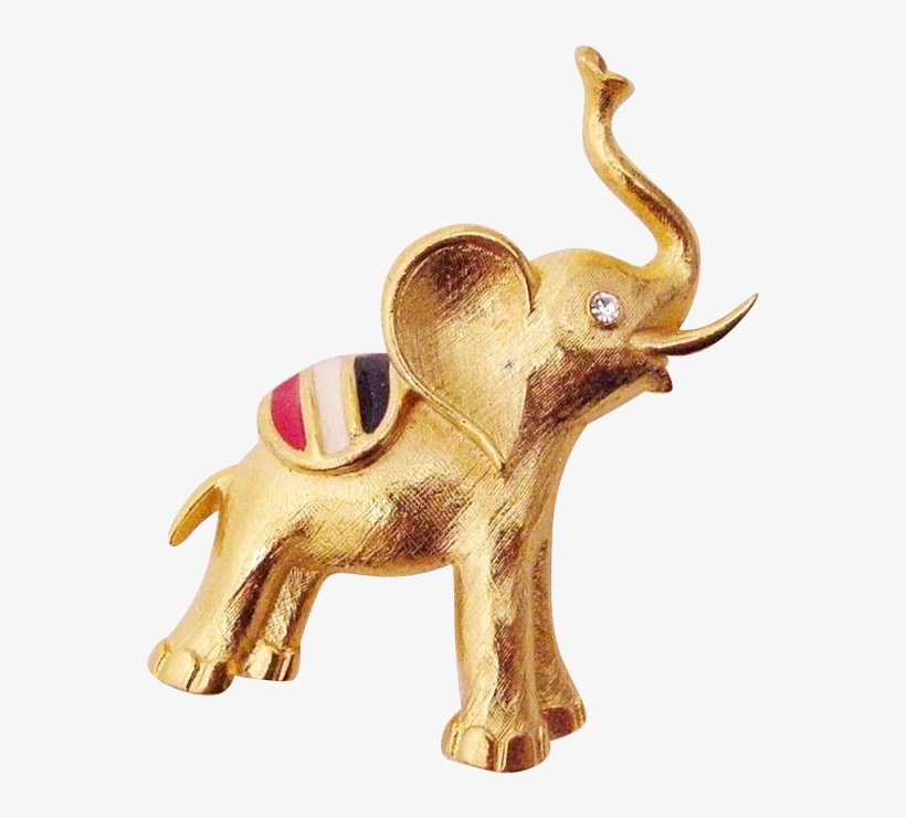 Vintage Patriotic Elephant Brooch Republican Gop Red - Blue, transparent png download