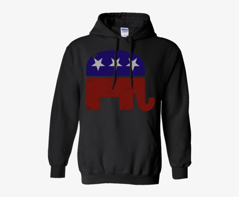 Republican Elephant T Shirt - T-shirt, transparent png download