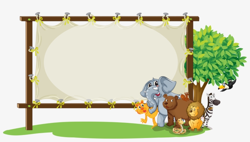Banner Free Download Theme Day Camp Shac Graphics - Safari Theme Frame Png, transparent png download