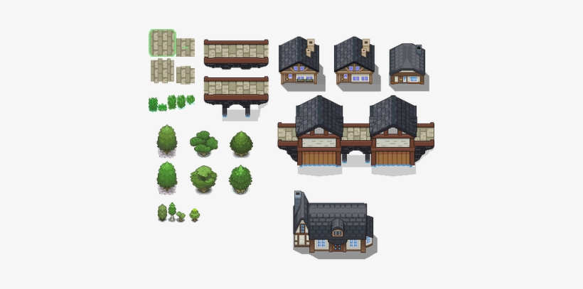 Tilesets Pokemon Phoenix Rising, transparent png download