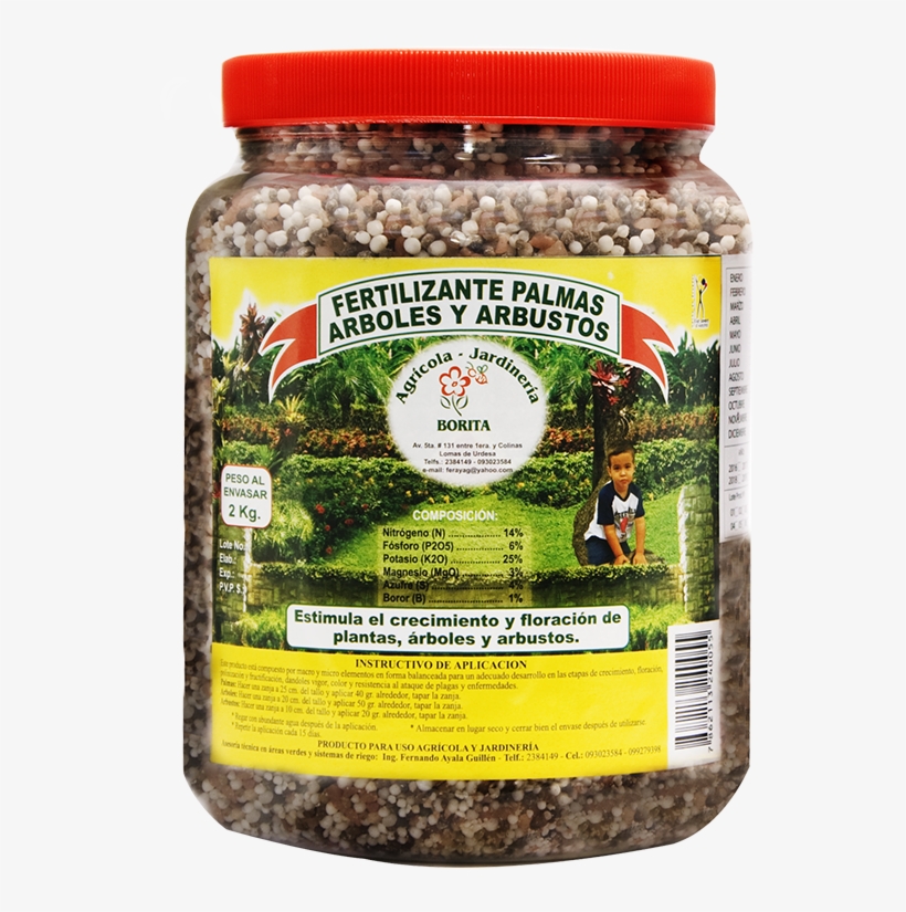 Fertijardin Palma Arboles Y Arbustos 2 Kg - Broccoli, transparent png download