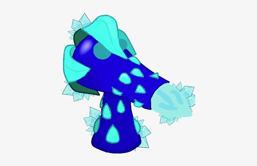 Icespearagi Shoots Ice Stalks That Can Slow Down Zombies, - Cartoon, transparent png download