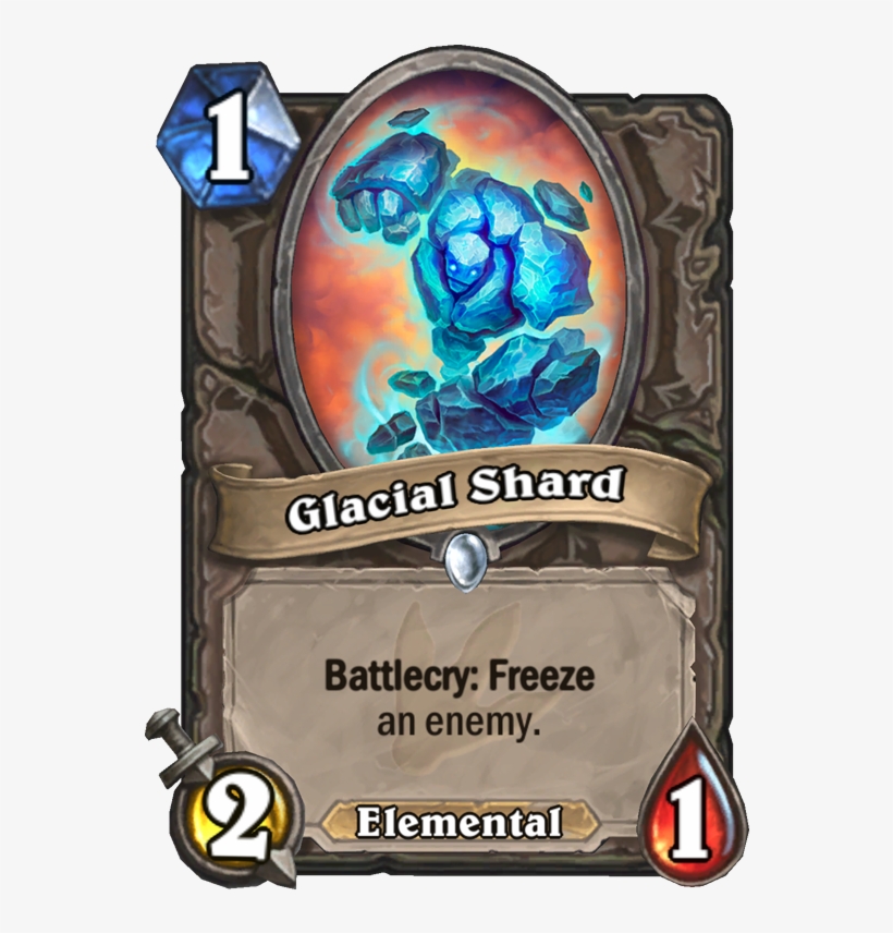 Glacial Shard - Glacial Shard Hearthstone, transparent png download