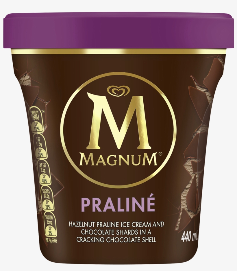 Magnum Praline Ice Cream, transparent png download