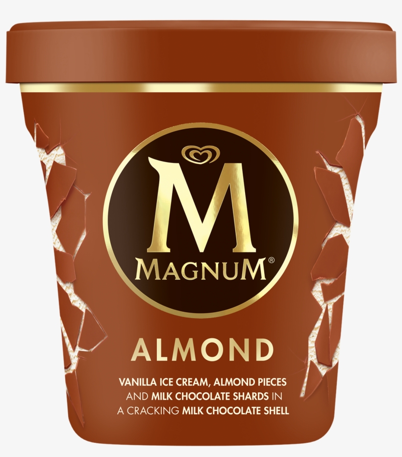 Magnum Almond Tub 440ml - Magnum Tub Ice Cream Almond 440ml, transparent png download
