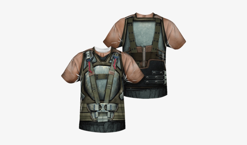 Bane Suit Wraparound T-shirt - Batman Dark Knight Rises Bane Costume Sublimation T-shirt., transparent png download