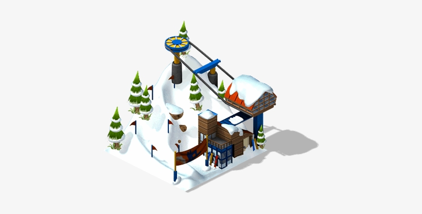 Ski Resort-se - Illustration, transparent png download