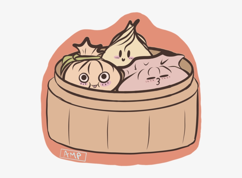 Cute Dim Sum By Kristix On Deviantart - Dimsum Cute, transparent png download