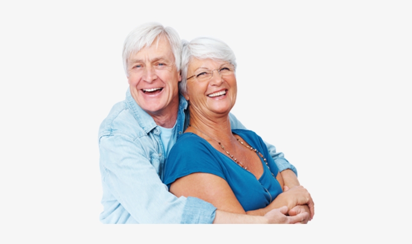 Old Couple Png - Old Couple Smiling Png, transparent png download