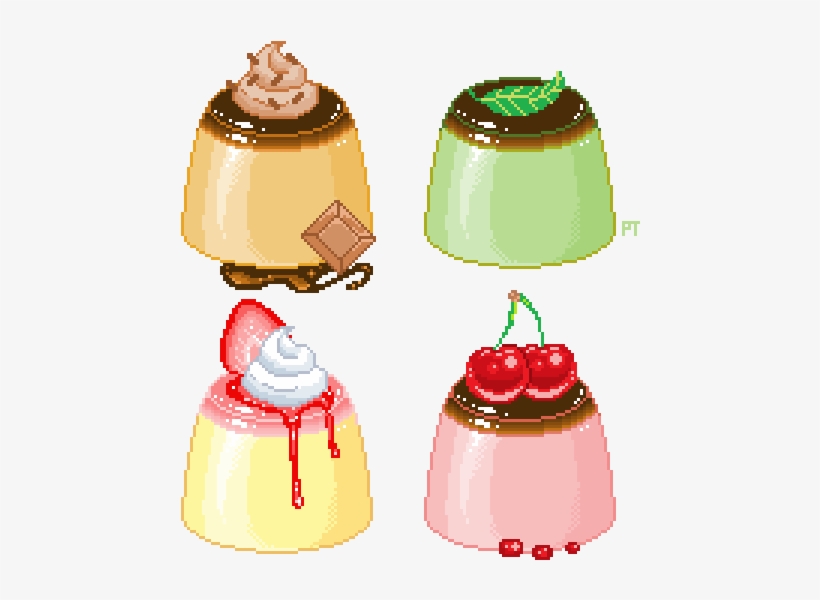 Aesthetic Pinterest Food And - Pixel Dessert, transparent png download