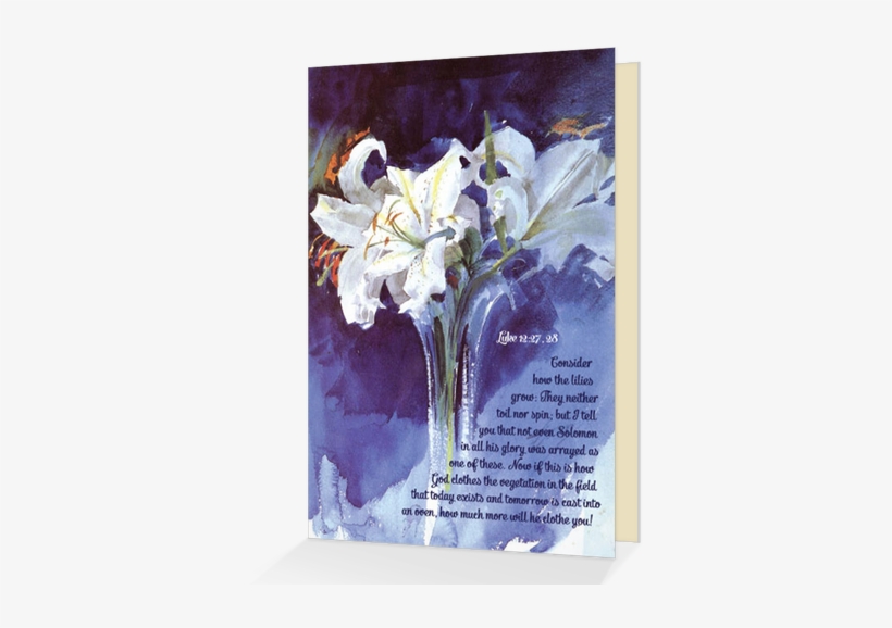 Consider The Lilies - White Lilies, transparent png download