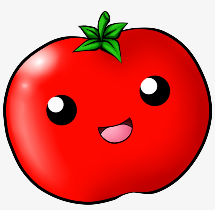 Tomato By Chloeisabunny On - Tomato Kawaii, transparent png download