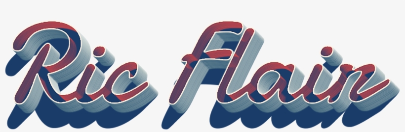 Ric Flair 3d Letter Png Name - Rajani Name, transparent png download