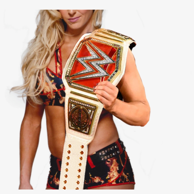 Charlotte Flair Online World Of Wrestling - Charlotte Flair Wwe Ladies Champion Signed Autographed, transparent png download
