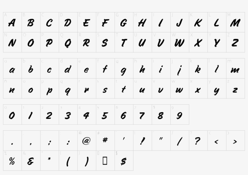 Character Map - Katakana Font, transparent png download