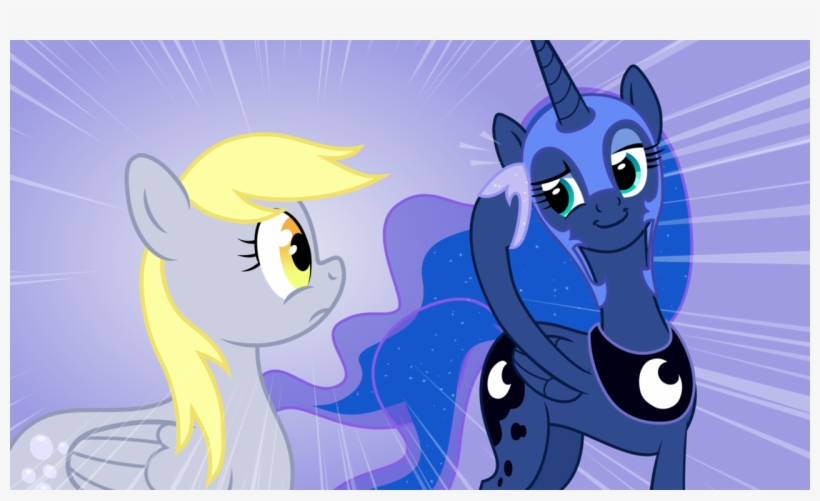 Bipole, Derpy Hooves, Female, Helmet, Magneto, Mare, - Princess Luna, transparent png download