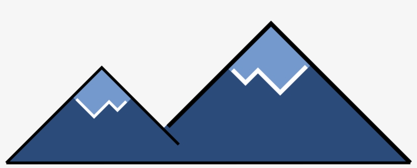 Minimal Icon Big Image Png - Mountain Miniaml, transparent png download