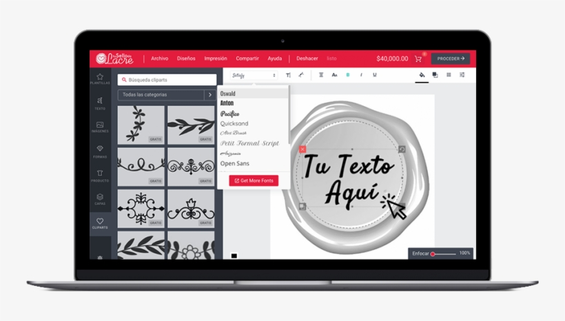 Aplicacion Tu Sello De Lacre - Diseño Para Sello De Lacre, transparent png download