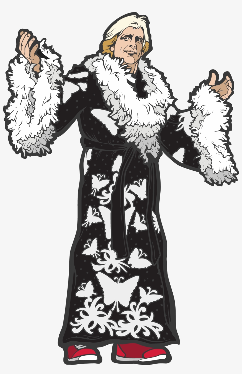 Nature Boy Ric Flair - Cmd Collectibles Wwe Figpin - The Nature Boy Ric Flair, transparent png download