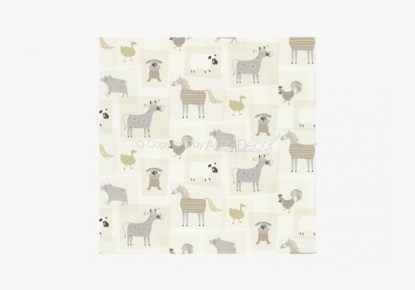 Papel De Parede Bambino Xvii 247008 Cachorro Bege Cinza - Rasch Bambino Xvii 247015, transparent png download