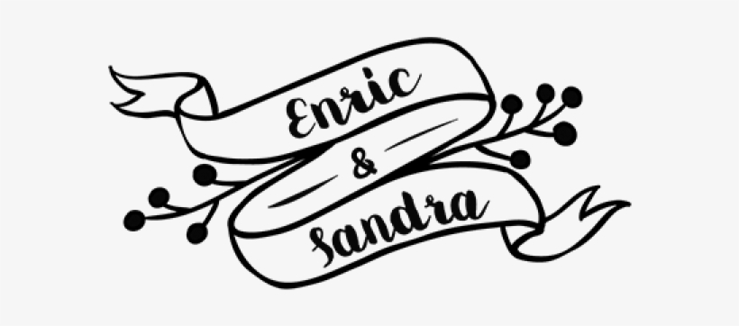 Banderola Vintage - Calligraphy, transparent png download