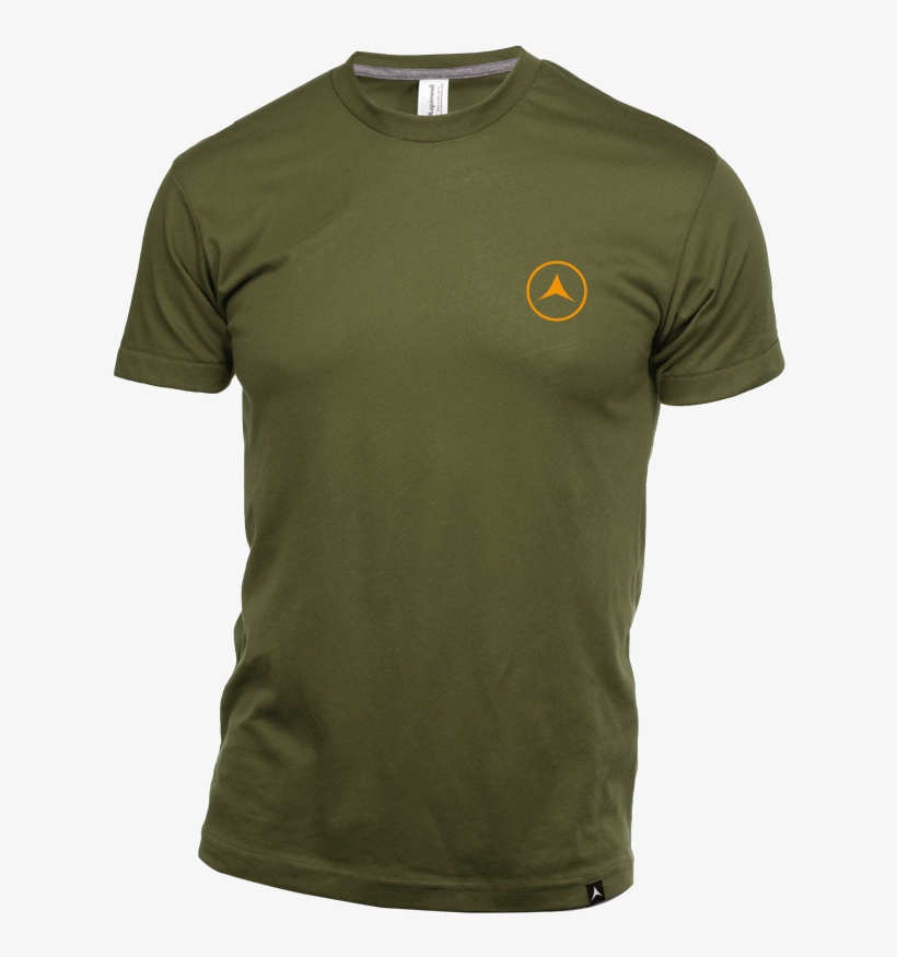 Aspinwall Icon Left Chest Army Bright Orange 4 - Active Shirt, transparent png download
