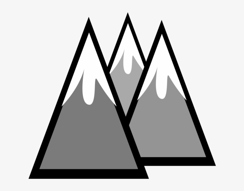 Snow Mountain Computer Icons Cap Drawing - Mountain Clip Art, transparent png download