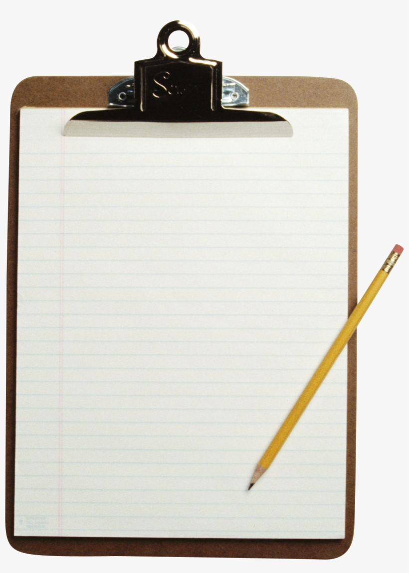 Paper Sheet Png Image - Clipboard With Clear Background, transparent png download