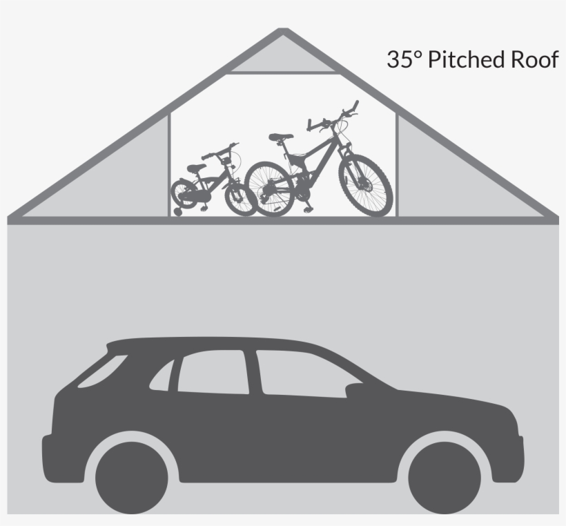 35 Pitched Roof - Sport Utility Vehicle, transparent png download