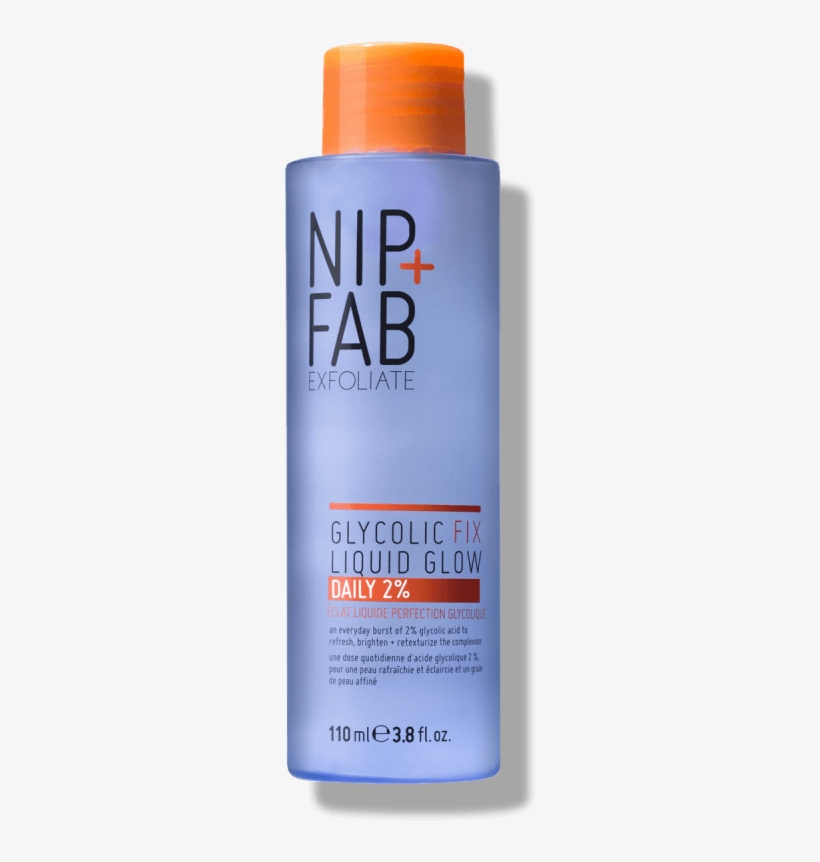 Glycolic Fix Liquid Glow Daily 2% - Nip + Fab Glycolic Fix Serum 30ml, transparent png download