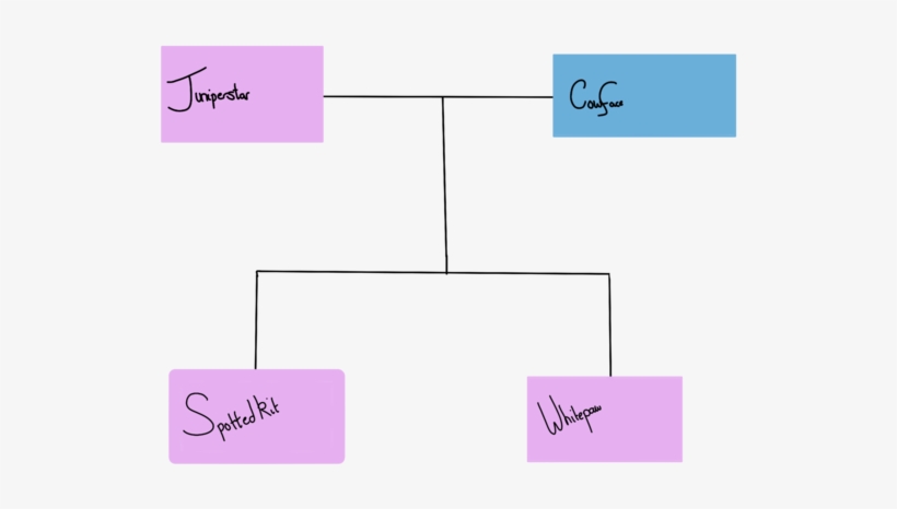 Family Tree Juniperstar And Cowface - Diagram, transparent png download