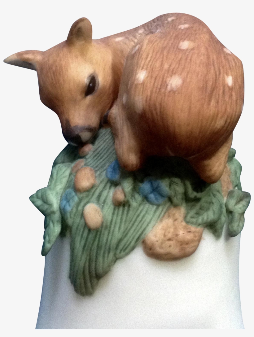Vintage Franklin Mint, The Baby Deer Bell 1983 Peter - Transparent Fawn Vintage, transparent png download
