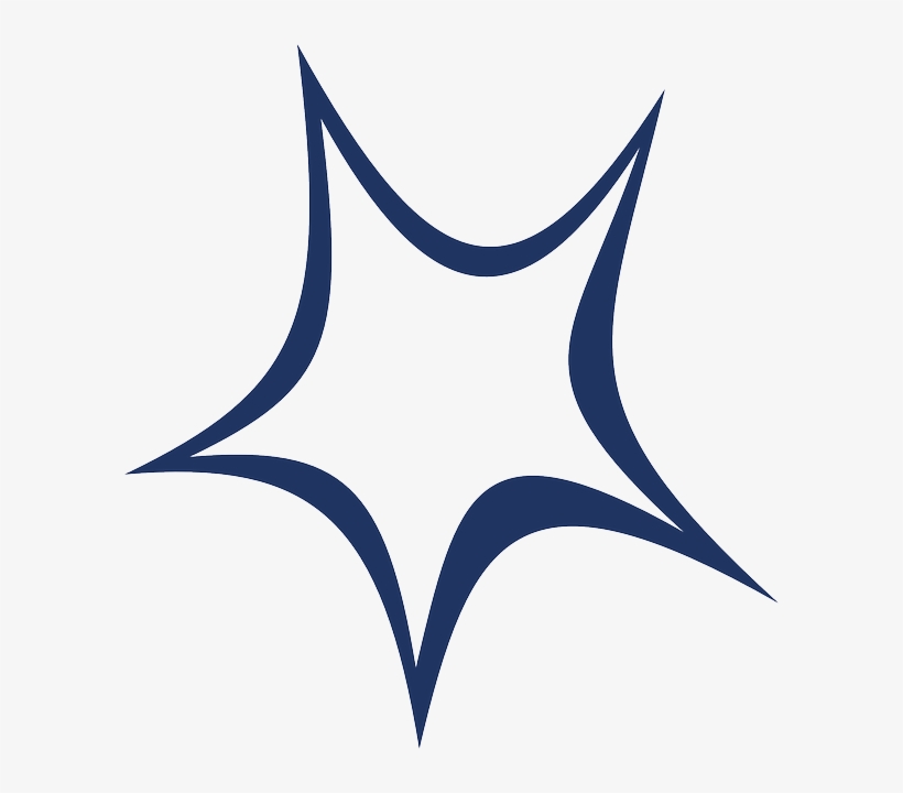 Ninja Star Clipart At Getdrawings - Star Stylized, transparent png download