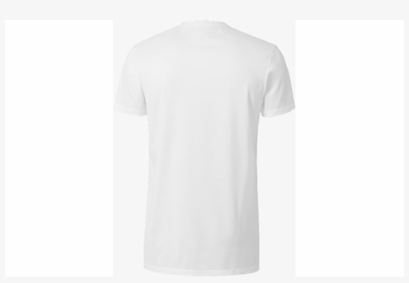 Camiseta Decote Em V Em Algodão Elasticizado - Microfiber Crew Neck T-shirt, transparent png download