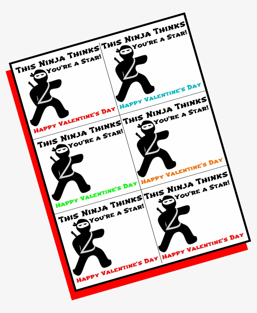 Ninja Valentine Icon - Ninja Star Valentine, transparent png download
