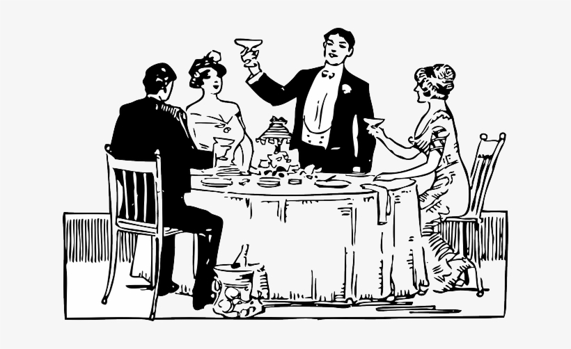 Dining, Eating, Event, Festive, Group, Party - Simple Past Story 3, transparent png download