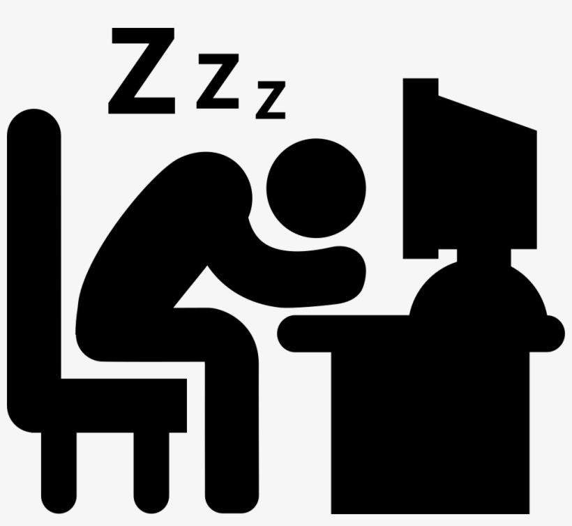 Office Worker Sleeping On His Desk At Job Comments - Eat Sleep Dive Repeat, transparent png download