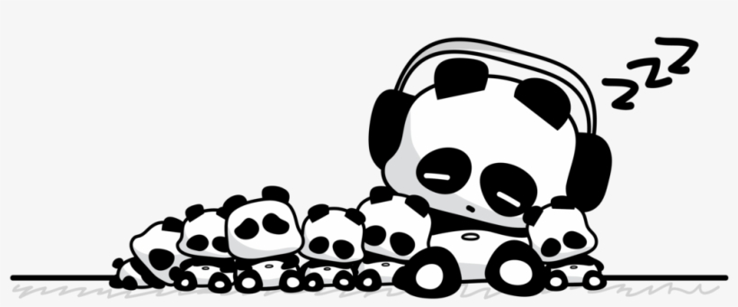 A Bunch Of Sleeping Pandas By Idreaming On Deviantart - Sleeping Panda T Shirt, transparent png download