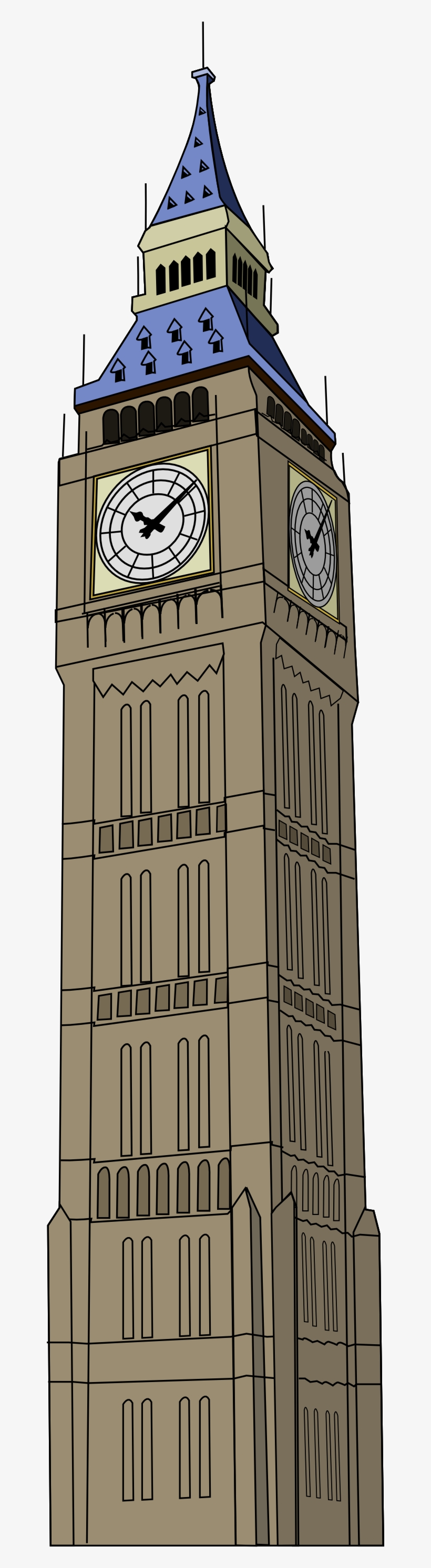 London Clock Tower Free Png Image - Transparent Clock Tower, transparent png download