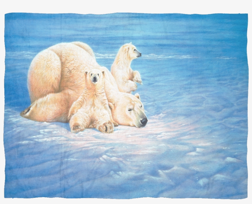 1 - Schmidt Joh Naito Polar Bears Jigsaw (1000 Pieces), transparent png download