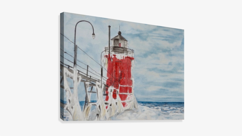 Drawing Lighthouse Watercolor Clip Art Download - South Haven, transparent png download