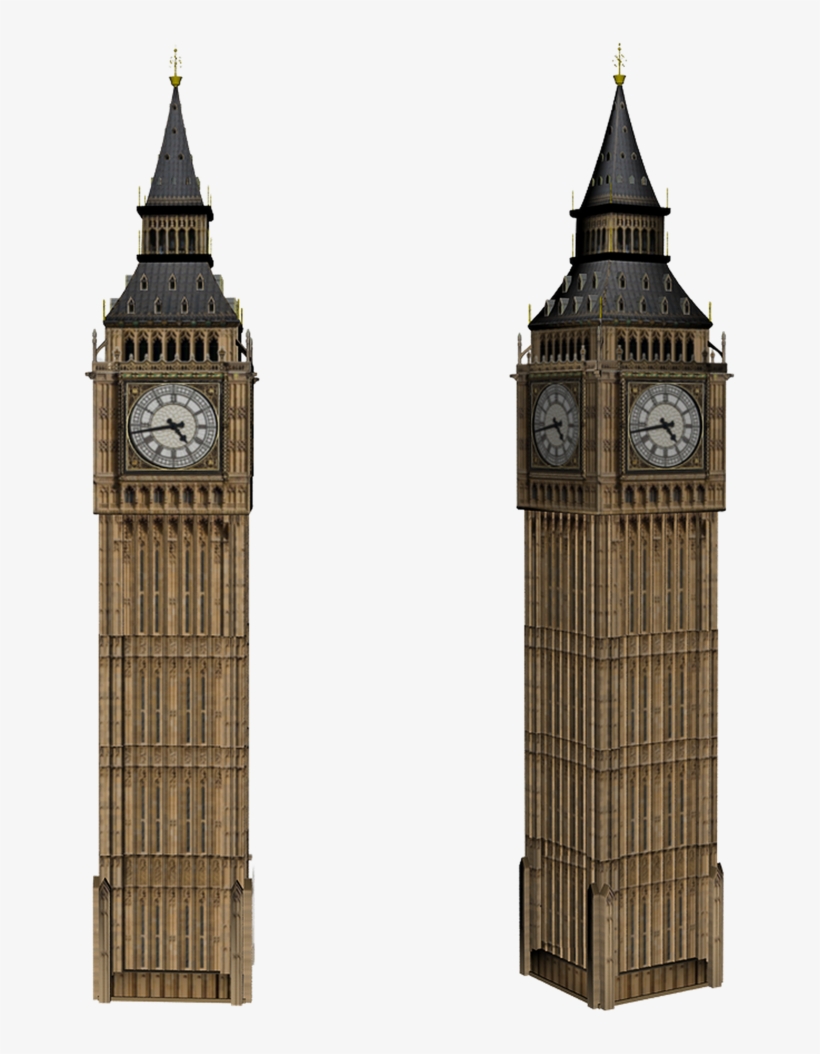 London Clock Tower Png Picture - Big Ben, transparent png download