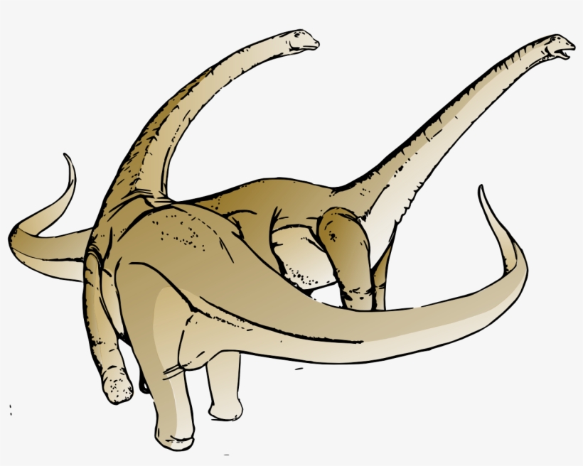 Dinosaur Clipart - Alamosaurus Clipart, transparent png download