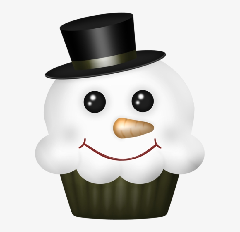 Deeb A Png And Clip Art Deebapng - Snowman Cupcake Clipart, transparent png download