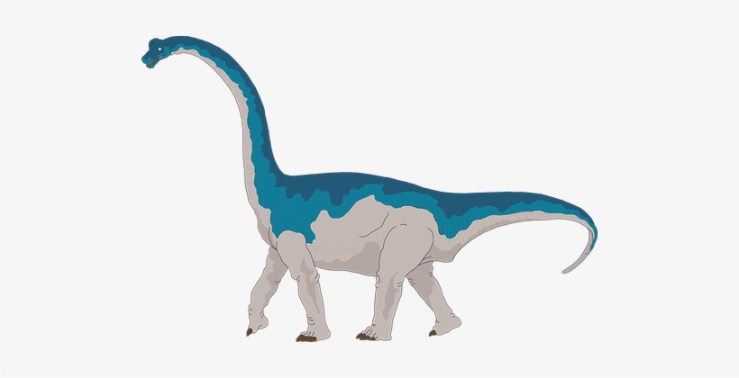 Dinosaur Ancient Reptile Prehistoric Juras - Brachiosaurus Clipart, transparent png download