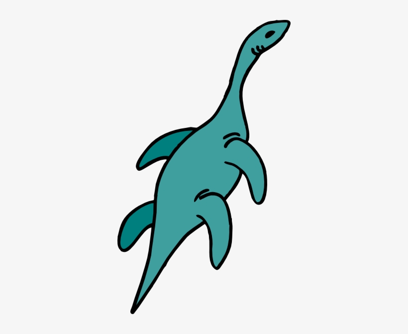 Aquatic Dinosaur Svg Clip Arts 348 X 591 Px, transparent png download