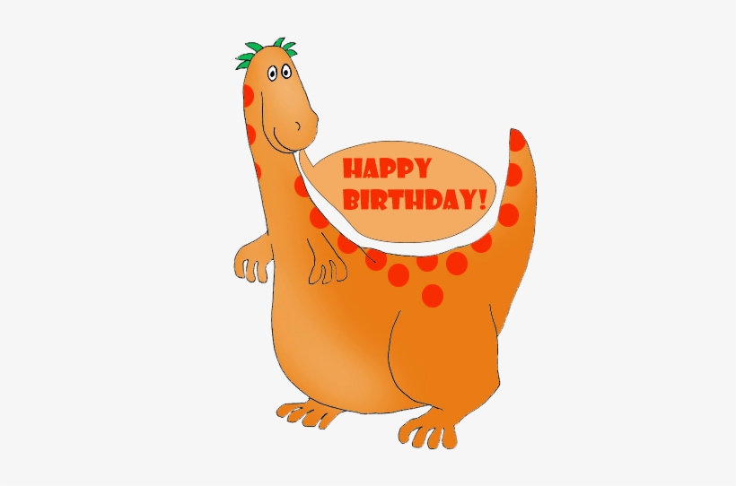 Dinosaur Birthday Greeting - Dinosaur Clipart Images Birthday, transparent png download